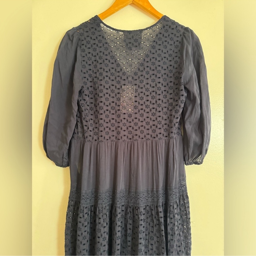 Savannah Navy Blue Maxi Dress - Picture 7 of 8